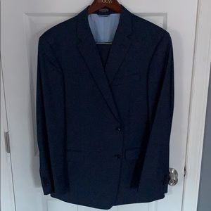 Tommy Hilfiger Navy Blue 44R Full Suit